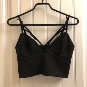 Dynamite Black Strap Bralette/Top